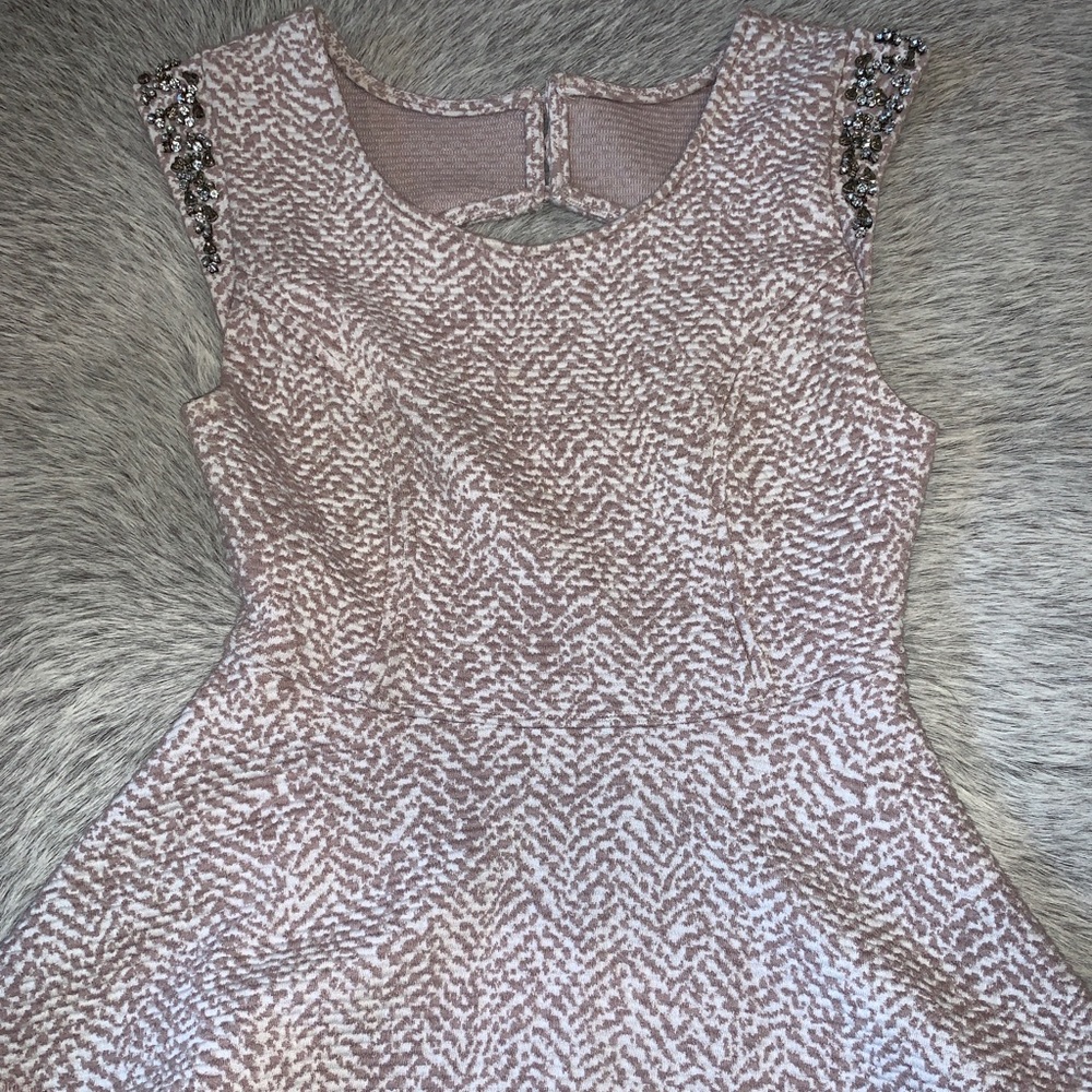 Free people holiday crystal peplum top XS